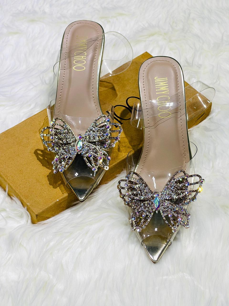 Jimmy Choo Prism Butterfly Heels with Box 3 Colors