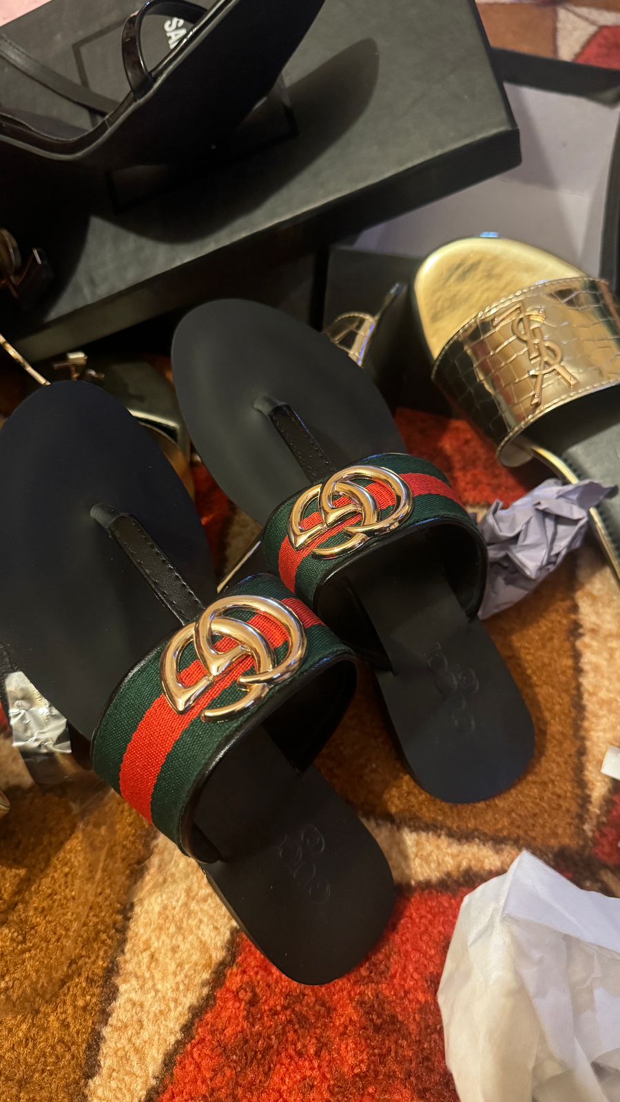 Gucci Slides with Original Box
