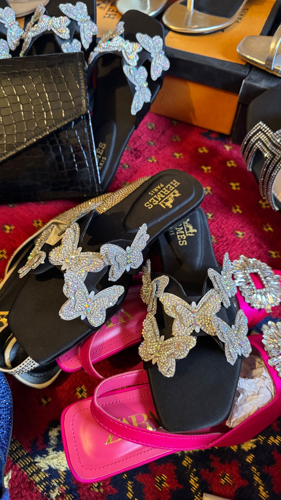 Hermes Flat Sandals with Box