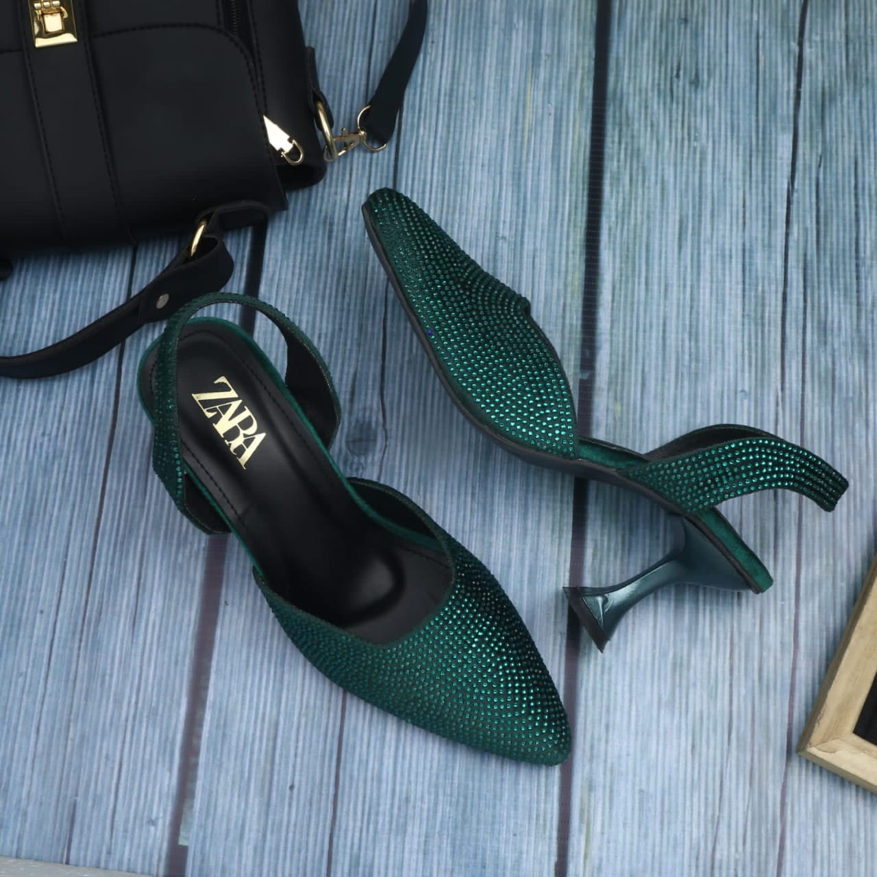 Imported Quality Original Zara Branded Box Pack Heels