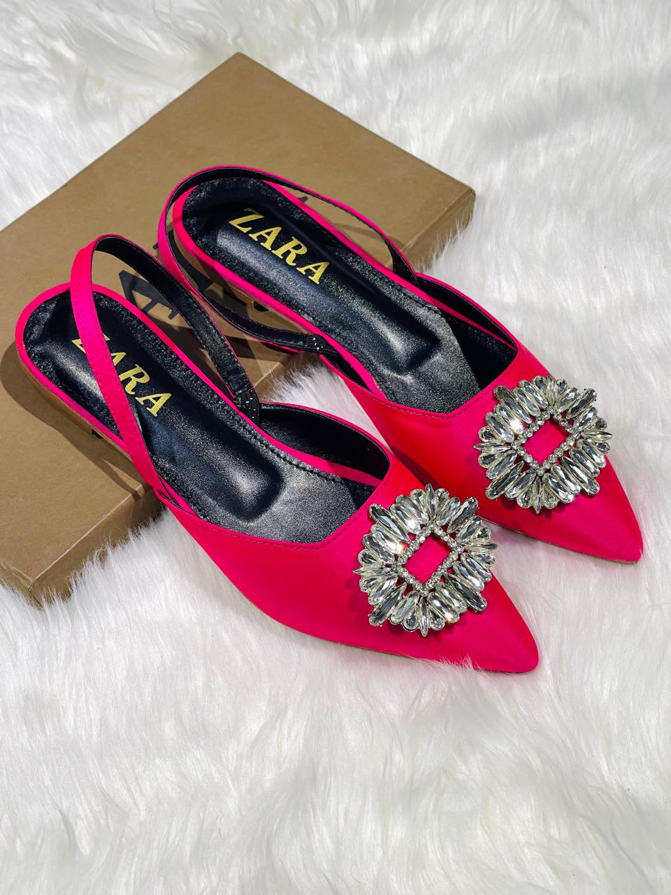 Imported Zara Pump Sandals with Original Box