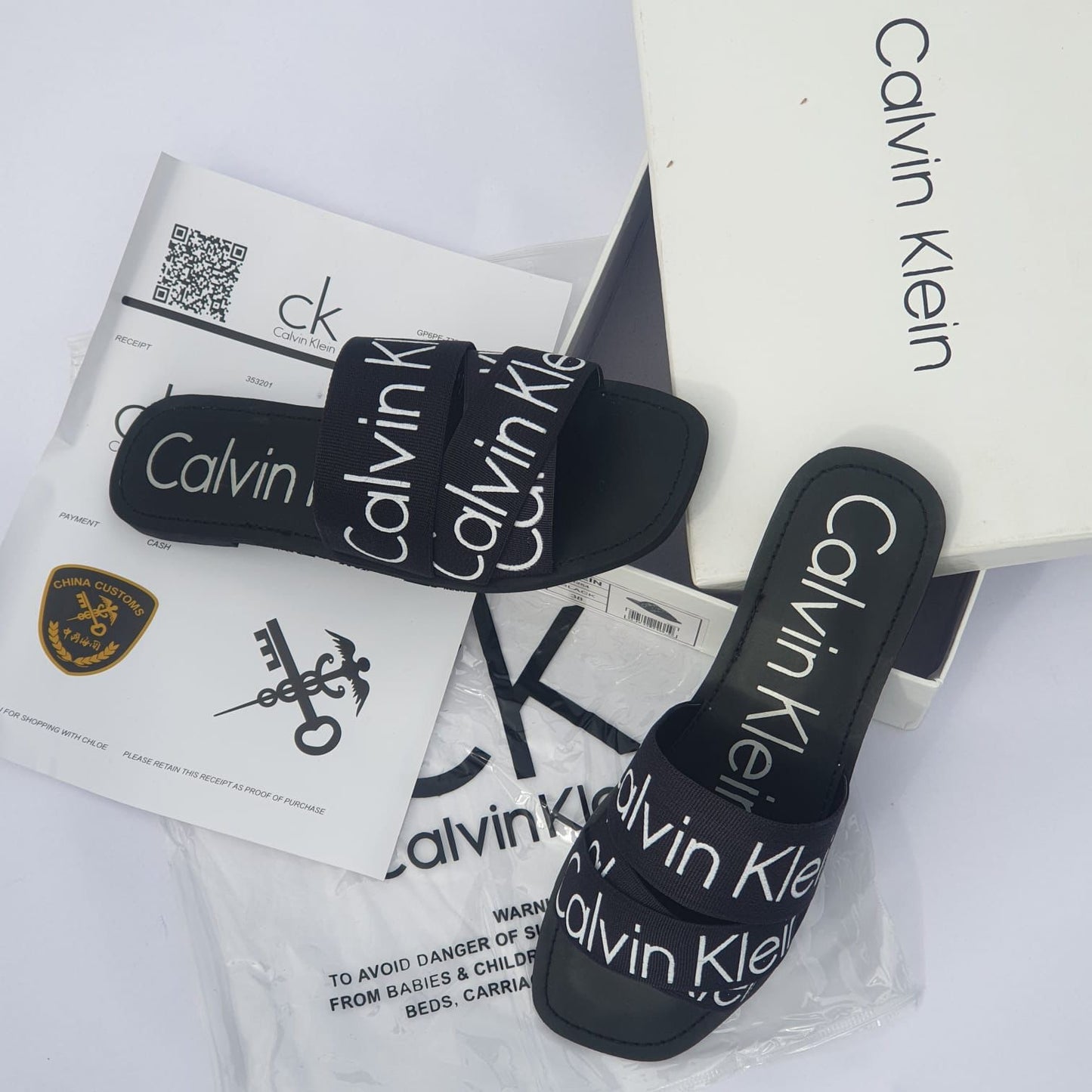 Calvin Klein Sandals with Box