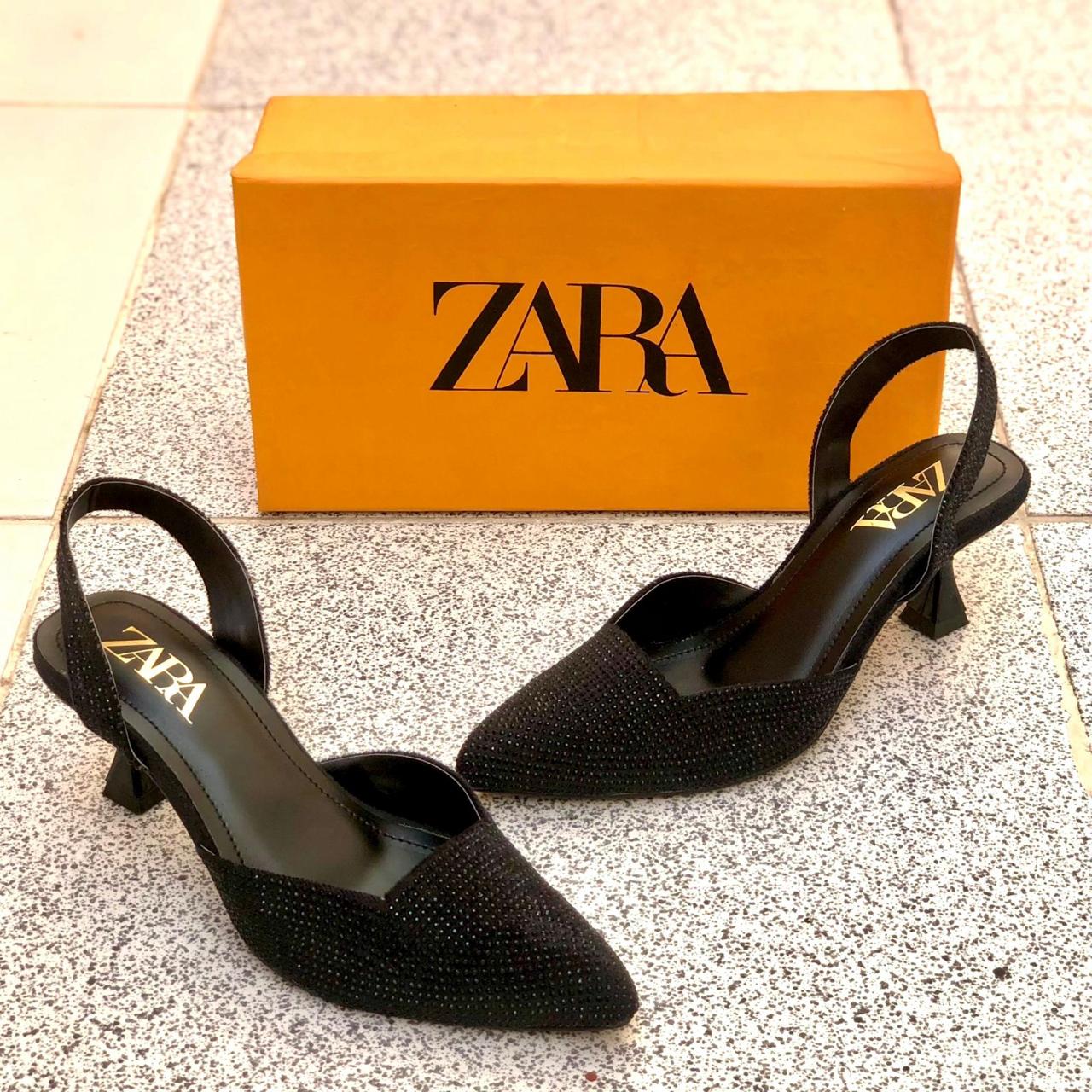 Zara Handmade Swarovski Heels with Box