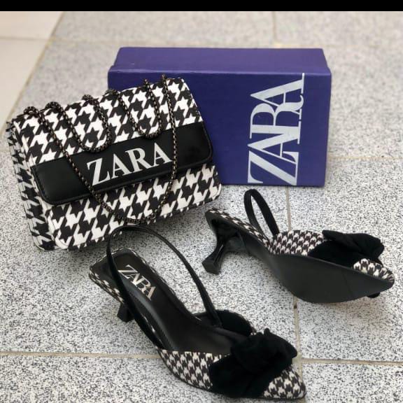 Zara Handmade Pump Heels with Bag