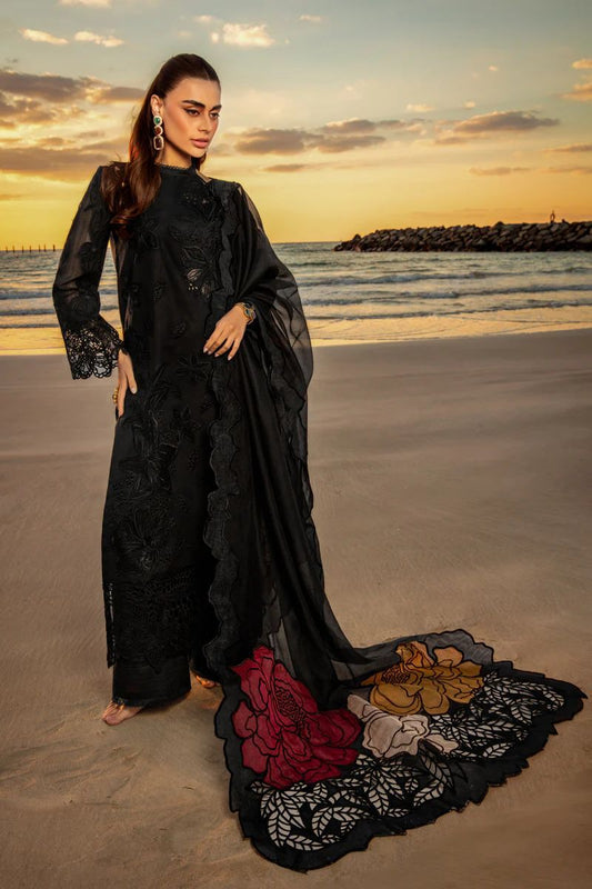 Rang Rasiya Embroidered Chicken Kari Lawn with Net EMB Dupatta 3 PC