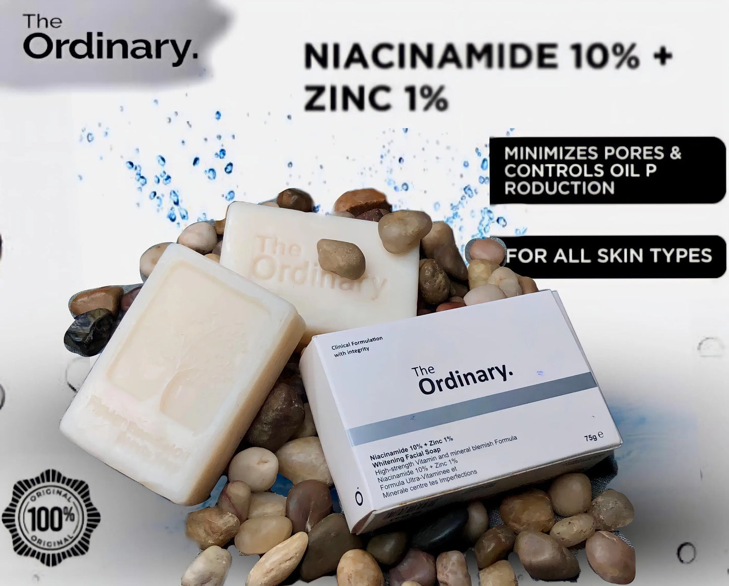 The Ordinary - Niacinamide Whitening Facial Soap Kashesh Beauty