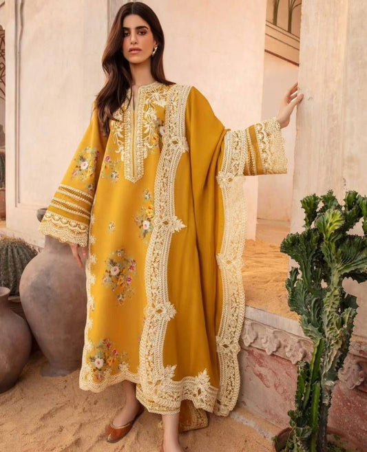 Luxury Hitcode with Heavy Embroidered Patches & Readymade Dupatta