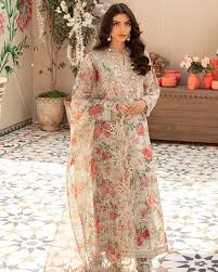 Pure Lawn Embroidered Heavy & Cutwork Sequence Patches Kashesh Beauty