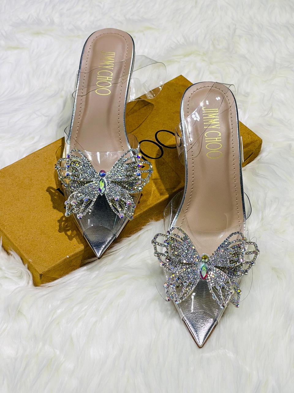 Jimmy Choo Prism Butterfly Heels with Box 3 Colors
