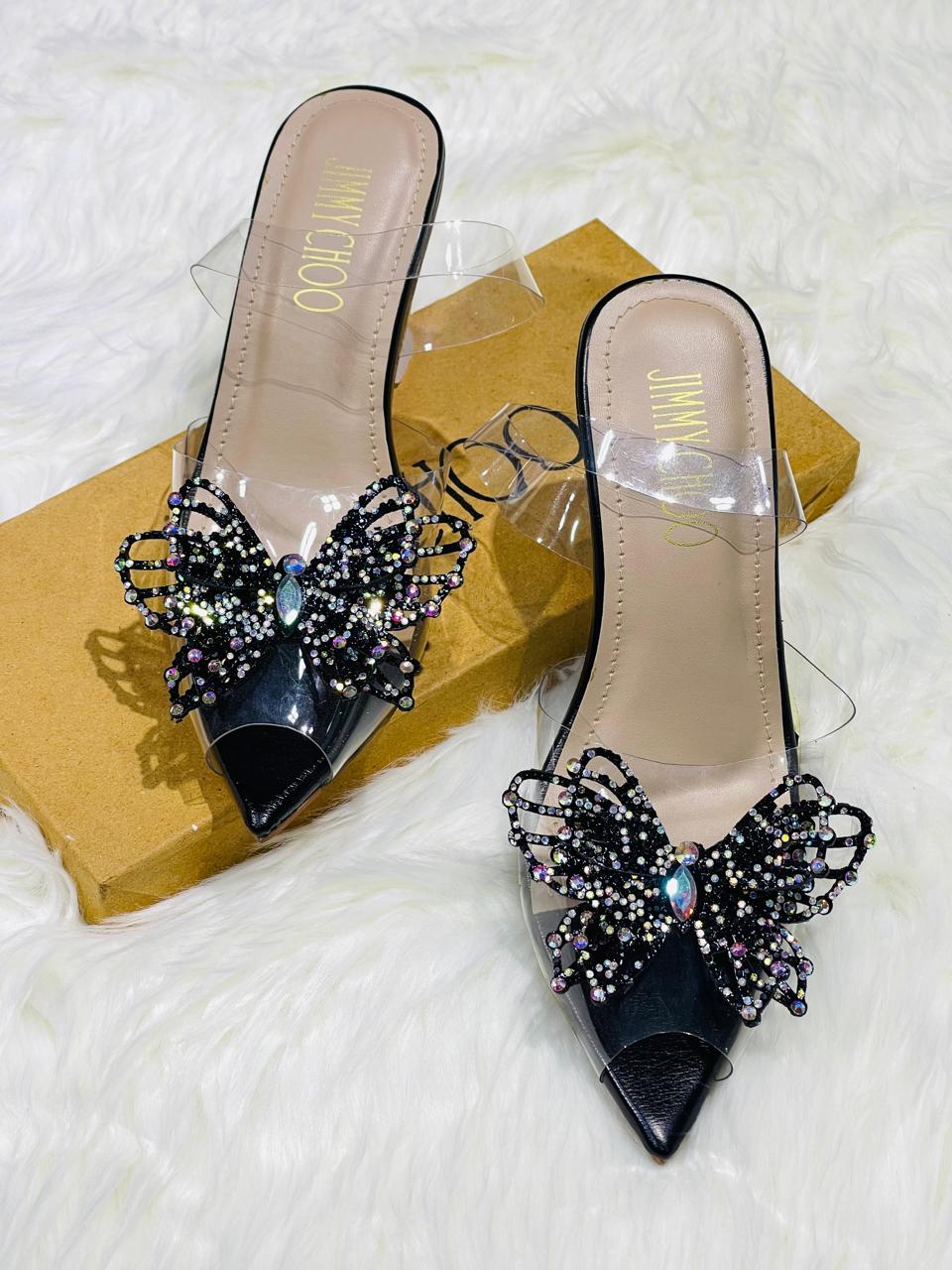 Jimmy Choo Prism Butterfly Heels with Box 3 Colors