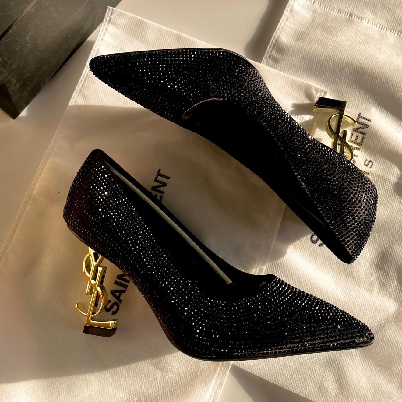 YSL Saint Laurent Opyum Heels with Box