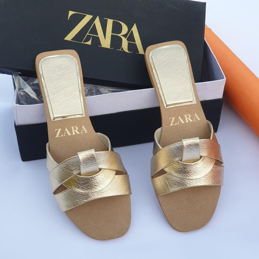 Zara Cross Belt Slipper with Box